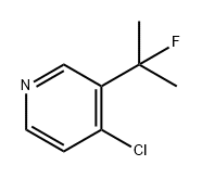 4-chloro-3-(2-fluoropropan-2-yl)pyridine Structure