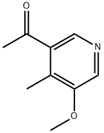 1-(5-methoxy-4-methylpyridin-3-yl)ethanone Structure