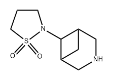 3-Azabicyclo[3.1.1]heptane, 6-(1,1-dioxido-2-isothiazolidinyl) 구조식 이미지