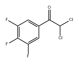 2,2-dichloro-1-(3,4,5-trifluorophenyl)ethanone Structure