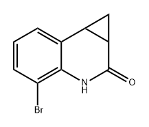 4-bromo-1,1a,3,7b-tetrahydro-2H-cyclopropa[c]quinolin-2-one Structure