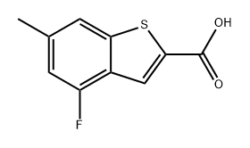 4-fluoro-6-methylbenzo[b]thiophene-2-carboxylic acid Structure