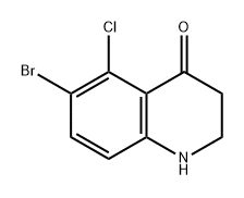 6-bromo-5-chloro-2,3-dihydroquinolin-4(1H)-one Structure