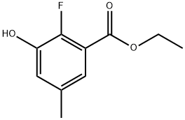 Ethyl 2-fluoro-3-hydroxy-5-methylbenzoate Structure