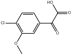 2-(4-chloro-3-methoxyphenyl)-2-oxoacetic acid Structure