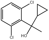 2,6-Dichloro-α-cyclopropyl-α-methylbenzenemethanol Structure