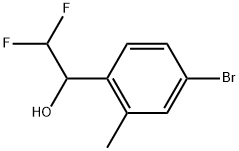 4-Bromo-α-(difluoromethyl)-2-methylbenzenemethanol Structure
