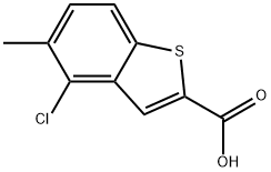 4-chloro-5-methylbenzo[b]thiophene-2-carboxylic acid Structure