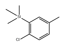 (2-chloro-5-methylphenyl)trimethylsilane Structure