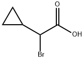 Cyclopropaneacetic acid, α-bromo- Structure