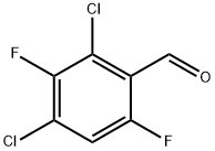 2,4-dichloro-3,6-difluorobenzaldehyde Structure