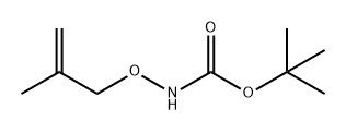 tert-butyl 
N-[(2-methylprop-2-en-1-yl)oxy]carbamate Structure