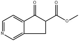 5-Oxo-6,7-dihydro-5H-[2]pyrindine-6-carboxylic acid methyl ester Structure