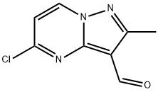 5-chloro-2-methylpyrazolo[1,5-a]pyrimidine-3-carbaldehyde Structure