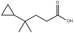 Cyclopropanebutanoic acid, γ,γ-dimethyl- Structure