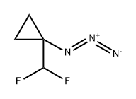 Cyclopropane, 1-azido-1-(difluoromethyl)- 구조식 이미지