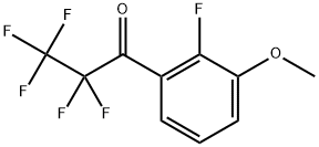 2,2,3,3,3-Pentafluoro-1-(2-fluoro-3-methoxyphenyl)-1-propanone Structure