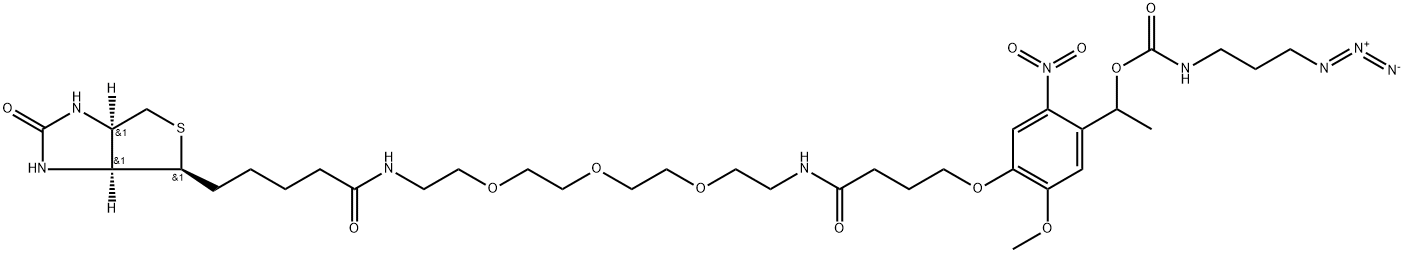PC Biotin-PEG3-Azide Structure