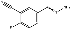 Benzonitrile, 5-carbonohydrazonoyl-2-fluoro- Structure