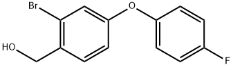 (2-bromo-4-(4-fluorophenoxy)phenyl)methanol 구조식 이미지