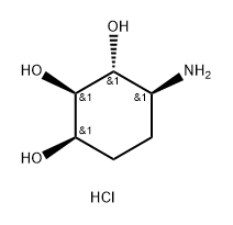 (1R,2R,3R,4S)-4-aminocyclohexane-1,2,3-triol hydrochloride Structure