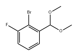 2-Bromo-1-(dimethoxymethyl)-3-fluorobenzene Structure