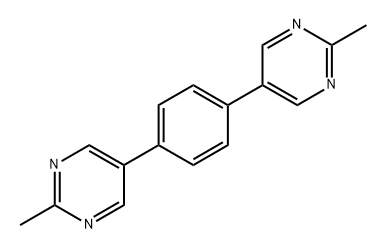 4-phenylenebis(2-methyl-5-pyrimidine) Structure