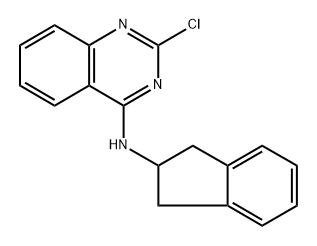 2-chloro-N-(2,3-dihydro-1H-inden-2-yl)quinazolin-4-amine Structure