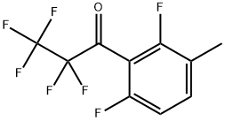 1-(2,6-Difluoro-3-methylphenyl)-2,2,3,3,3-pentafluoro-1-propanone Structure