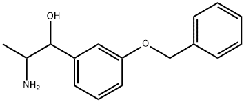 Metaraminol Related Compound B (25 mg) (2-Amino-1-[3-(benzyloxy)phenyl]propan-1-ol) 구조식 이미지