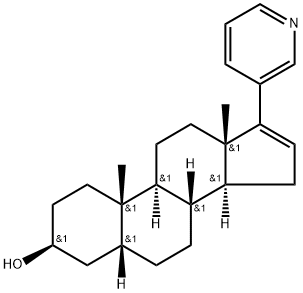 Abiraterone metabolite 1 구조식 이미지