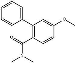 5-Methoxy-N,N-dimethyl[1,1'-biphenyl]-2-carboxamide Structure