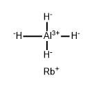 Aluminate(1-), tetrahydro-, rubidium, (T-4)- (9CI) Structure