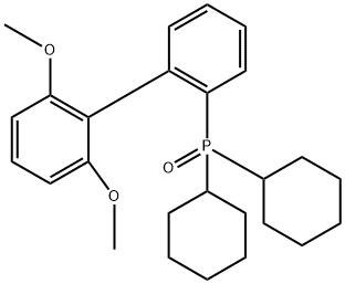 (2',6'-dimethoxy-[1,1'-biphenyl]-2-yl)dicyclohexylphosphine oxide Structure