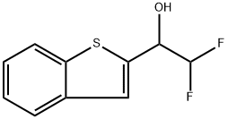 1-(Benzo[b]thiophen-2-yl)-2,2-difluoroethanol Structure