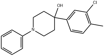 4-(3-Chloro-4-methylphenyl)-1-phenyl-4-piperidinol Structure