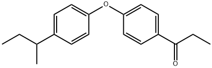 1-[4-[4-(1-Methylpropyl)phenoxy]phenyl]-1-propanone 구조식 이미지