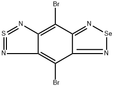 4,8-dibromo[1,2,5]selenadiazolo[3,4-f]benzo[c][1,2,5]thiadiazole 구조식 이미지