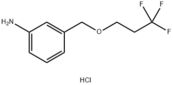 3-[(3,3,3-trifluoropropoxy)methyl]aniline Structure