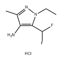 5-(difluoromethyl)-1-ethyl-3-methyl-1H-pyrazol-4-amine Structure