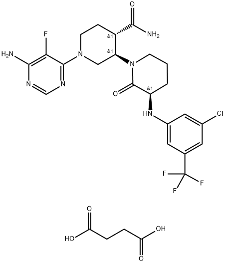 Vecabrutinib succinate Structure