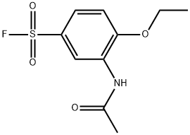 3-acetamido-4-ethoxybenzenesulfonyl fluoride 구조식 이미지