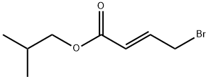 2-Methylpropyl (2E)-4-bromo-2-butenoate Structure