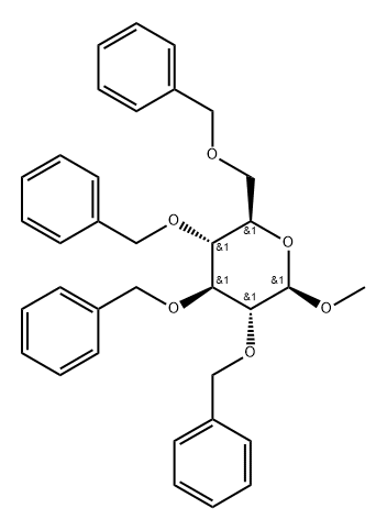 Methyl 2,3,4,6-tetra-O-benzyl-β-D-glucopyraNAside Structure