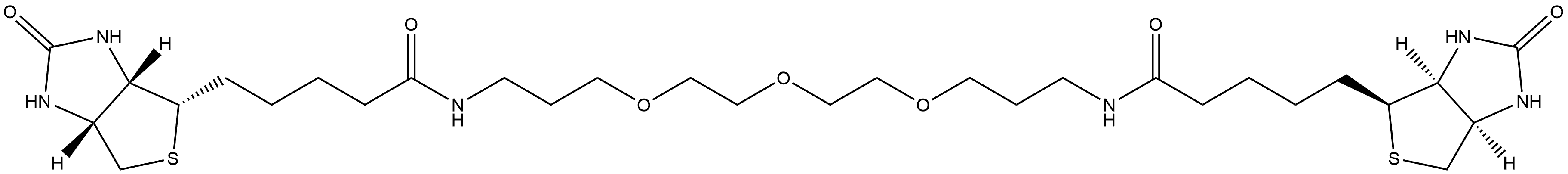 Bis-dPEG??-biotin Structure