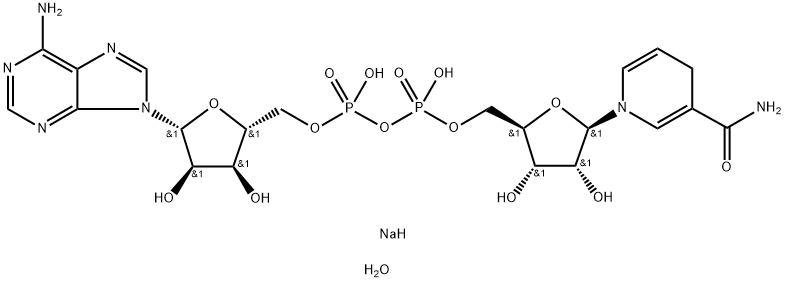 NADH (sodium salt hydrate)  구조식 이미지