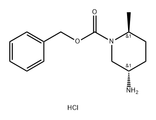 Trans-Benzyl 5-Amino-2-Methylpiperidine-1-Carboxylate Hydrochloride(WX601408) Structure