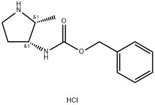 Cis-Benzyl (2-Methylpyrrolidin-3-Yl)Carbamate Hydrochloride(WX601092) Structure