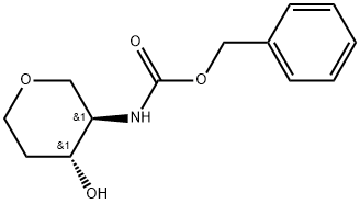 D-threo-Pentitol, 1,5-anhydro-2,4-dideoxy-2-[[(phenylmethoxy)carbonyl]amino]- Structure