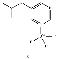 potassiuM (5-(difluoroMethoxy)pyridin-3-yl)trifluoroborate Structure